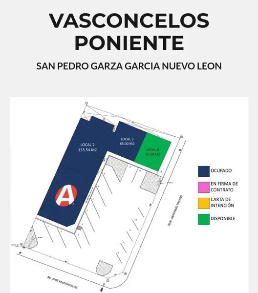 Local en renta en Valle de Vasconcelos, San Pedro Garza García, Nuevo León