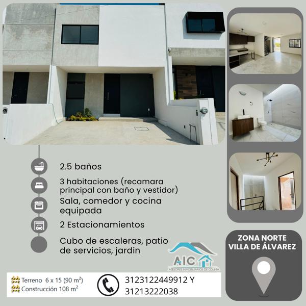 Casa en venta en Lindavista, Villa de Álvarez, Colima