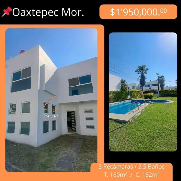 Casa en venta en Oaxtepec Centro, Yautepec, Morelos