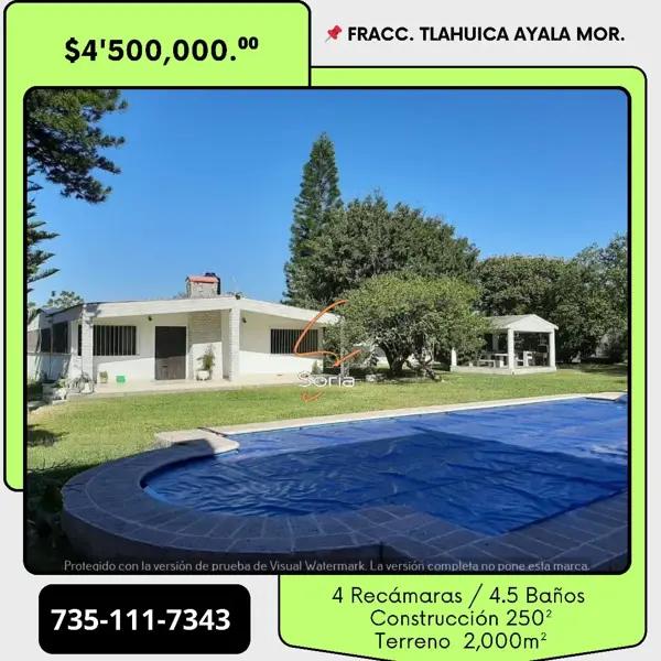Casa en venta en Paraíso Tlahuica, Ayala, Morelos
