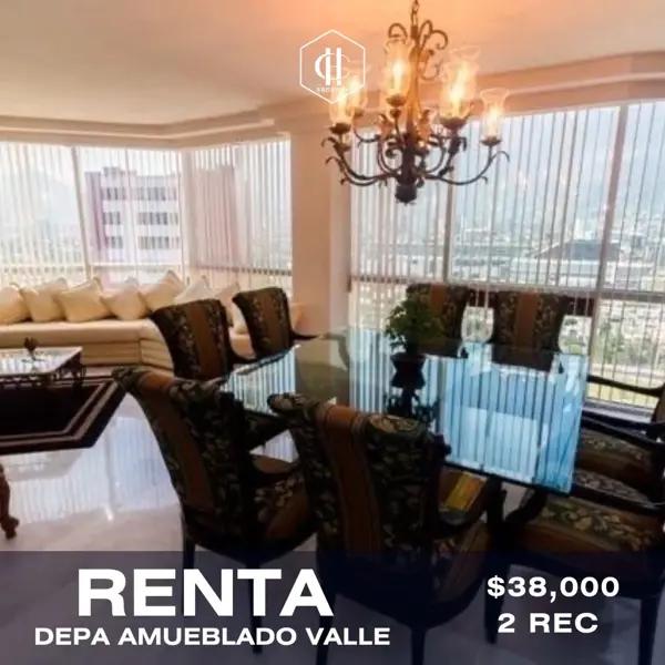 Departamento en renta en Zona Fuentes del Valle, San Pedro Garza García, Nuevo León
