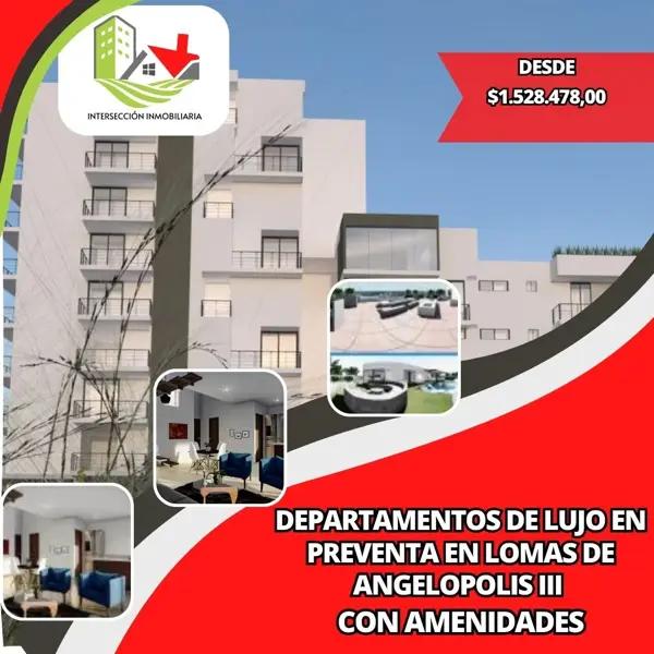 Departamento en venta en Lomas de Angelópolis II, San Andrés Cholula, Puebla