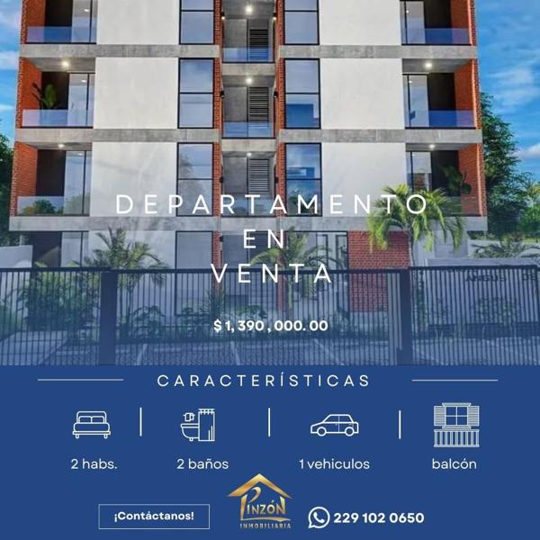 Departamento en venta en Medellín, Medellín de Bravo, Veracruz de Ignacio de la Llave