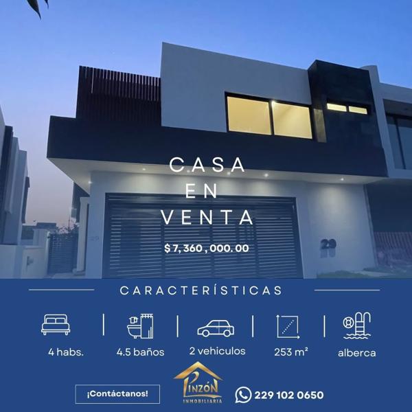Casa en venta en Punta Tiburón, Residencial, Marina y Golf, Alvarado, Veracruz de Ignacio de la Llave