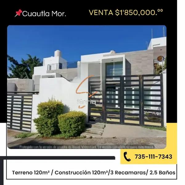 Casa en venta en Empleado Postal, Cuautla, Morelos