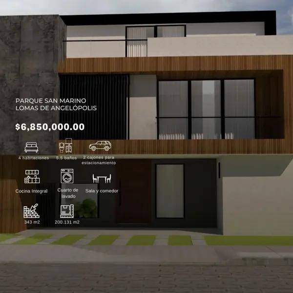 Casa en venta en Lomas de Angelópolis, San Andrés Cholula, Puebla