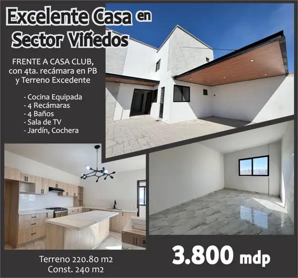 Casa en venta en Los Viñedos, Torreón, Coahuila de Zaragoza Casa en venta en Los Viñedos, Torreón, Coahuila de Zaragoza