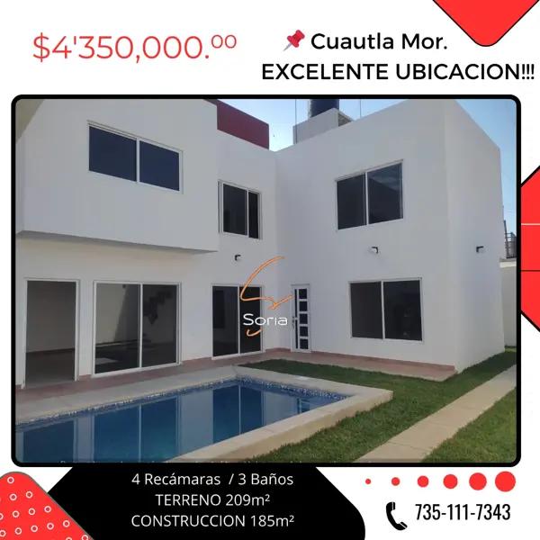 Casa en venta en Miguel Hidalgo, Cuautla, Morelos