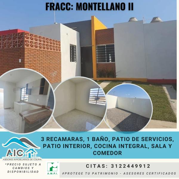 Casa en venta en Montellano II, Villa de Álvarez, Colima