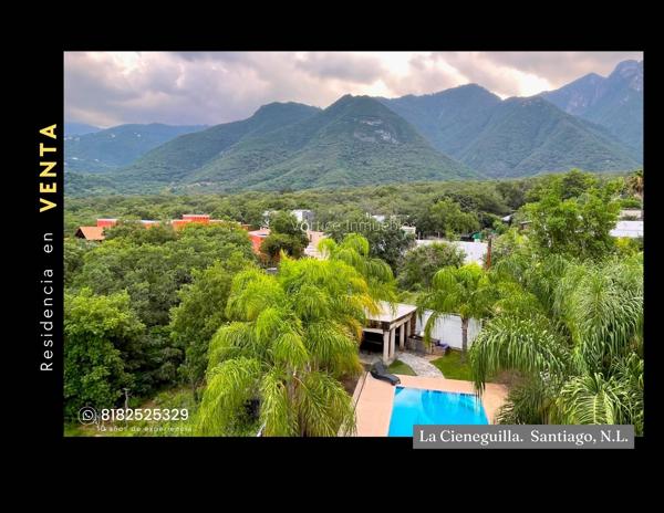 Finca-Rancho en venta en La Cieneguilla, Santiago, Nuevo León