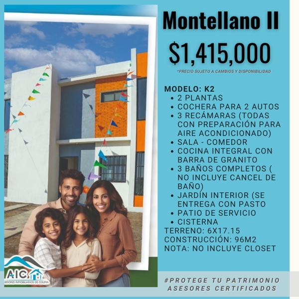 Casa en venta en Montellano II, Villa de Álvarez, Colima