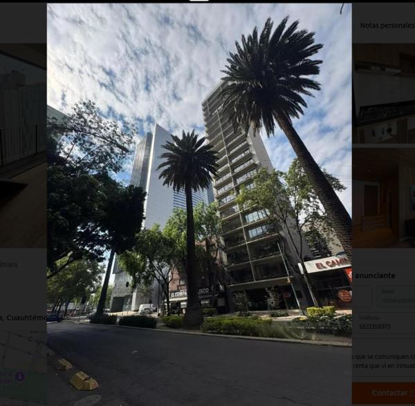 Departamento en renta en Tabacalera, Cuauhtémoc, Ciudad de México