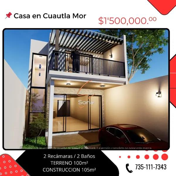 Casa en venta en Hermenegildo Galeana, Cuautla, Morelos