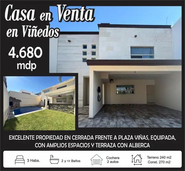 Casa en venta en Los Viñedos, Torreón, Coahuila de Zaragoza Casa en venta en Los Viñedos, Torreón, Coahuila de Zaragoza