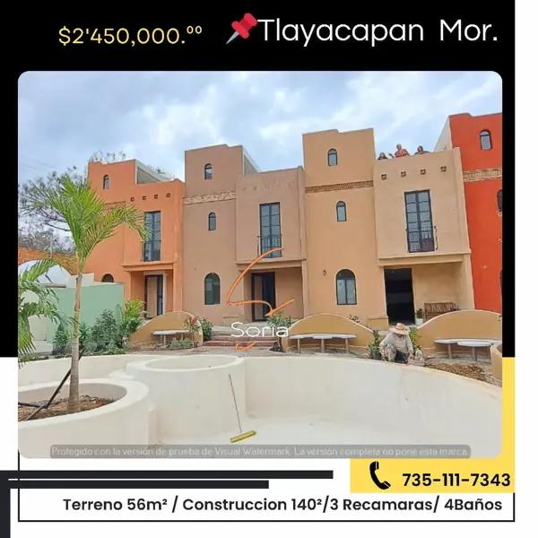 Casa en venta en Tlayacapan Centro, Tlayacapan, Morelos
