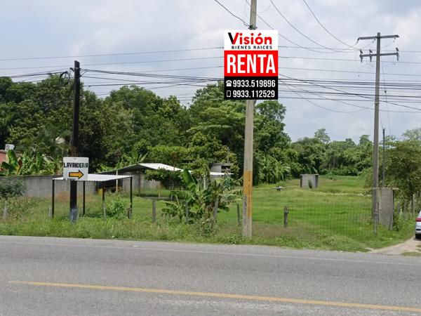 Terreno Comercial en Renta en Cárdenas 2da. Sección, Tabasco