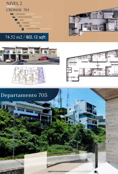 Departamento en venta en Balcones de Loma Linda, Mazatlán, Sinaloa
