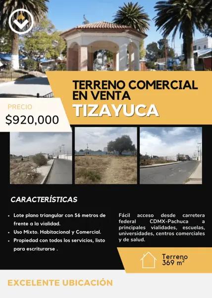 Terreno en venta en Rancho Don Antonio, Tizayuca, Hidalgo