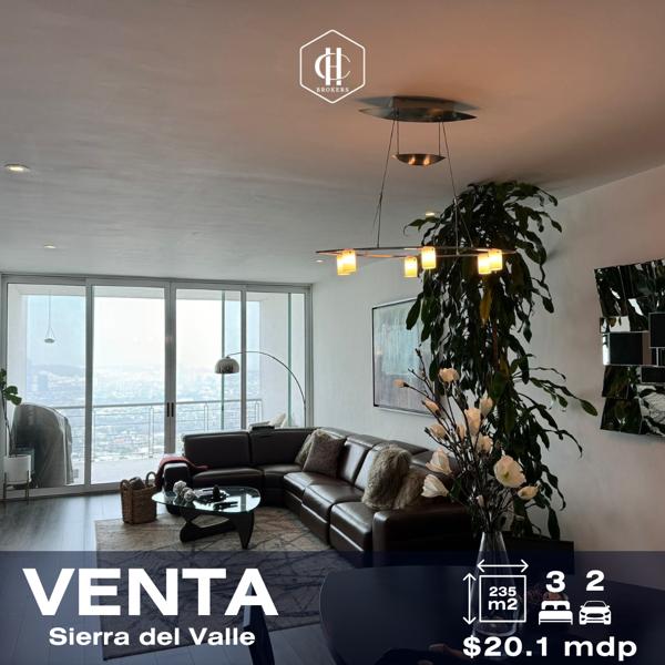 Departamento en venta en Residencial Sierra Del Valle, San Pedro Garza García, Nuevo León