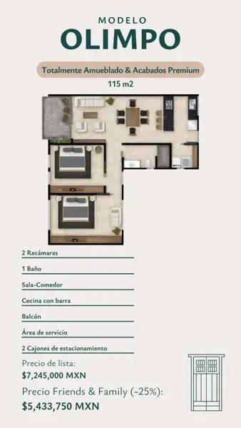 Departamento en venta en Chicxulub, Chicxulub Pueblo, Yucatán