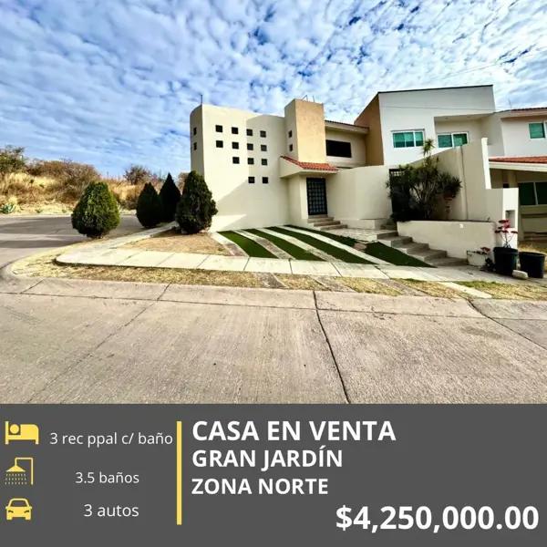 Casa en venta en Gran Jardin, León, Guanajuato
