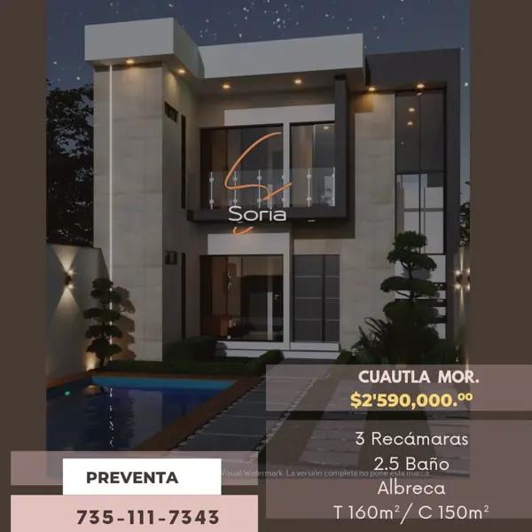 Casa en venta en Casasano, Cuautla, Morelos