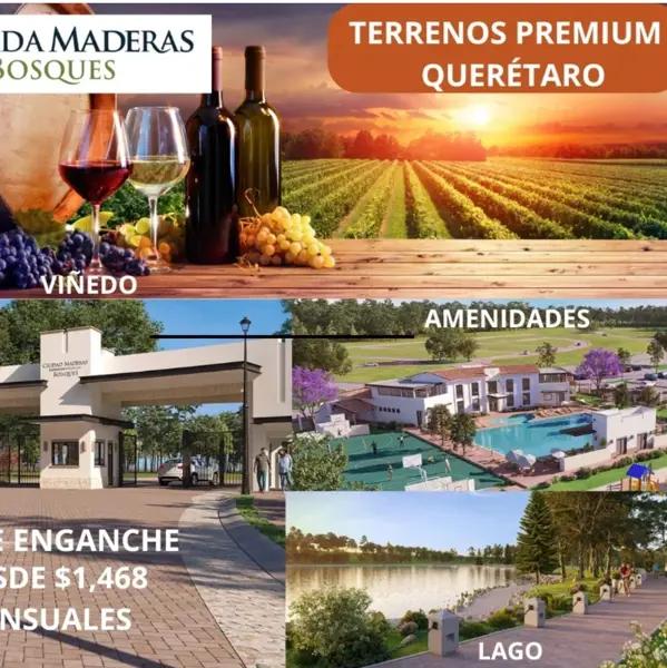 Terreno en venta en El Pedregal, Tequisquiapan, Querétaro