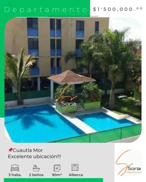 Departamento en venta en Emiliano Zapata, Cuautla, Morelos