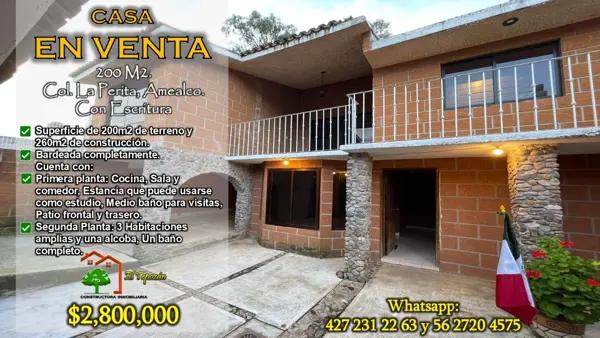Casa en venta en La Perita, Amealco de Bonfil, Querétaro