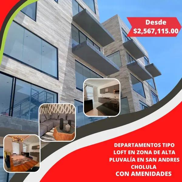 Departamento en venta en San Andrés, San Andrés Cholula, Puebla