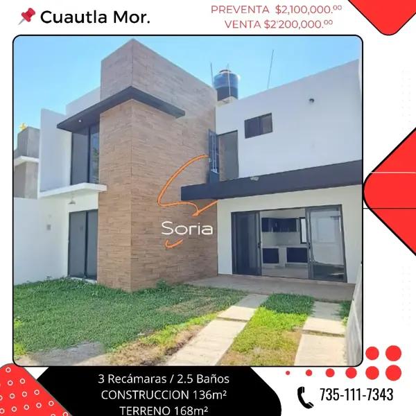 Casa en venta en Plan de Ayala, Cuautla, Morelos