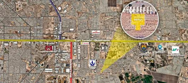Terreno en venta en Campo Nuevo de Zaragoza, Torreón, Coahuila de Zaragoza