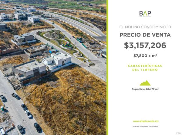 Terreno en venta en El Molino Residencial y Golf, León, Guanajuato