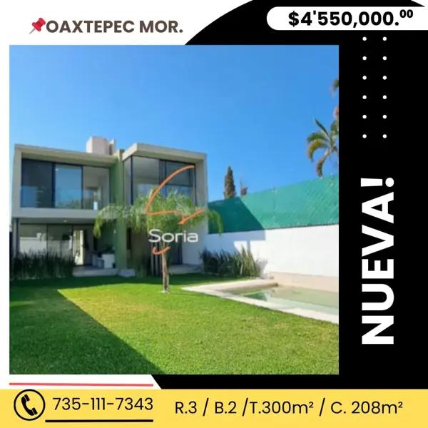 Casa en venta en Real de Oaxtepec, Yautepec, Morelos