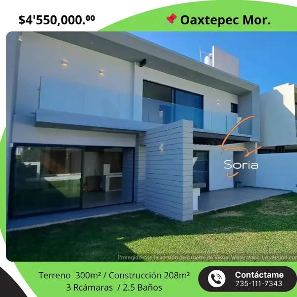 Casa en venta en Real de Oaxtepec, Yautepec, Morelos