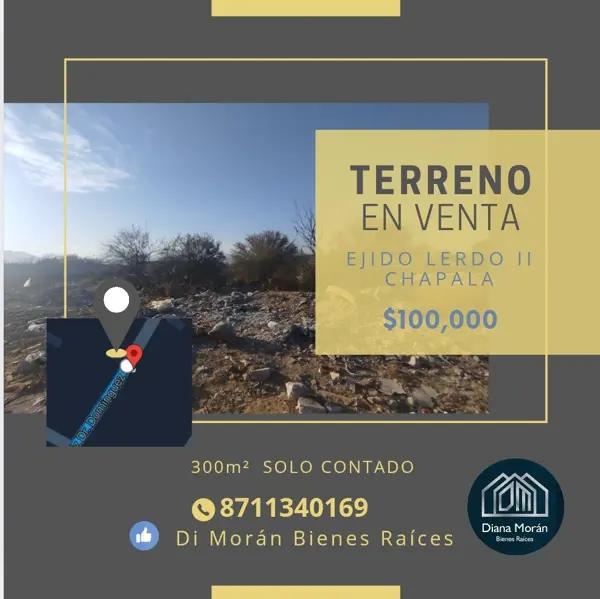 Terreno en venta en Lerdo II, Lerdo, Durango