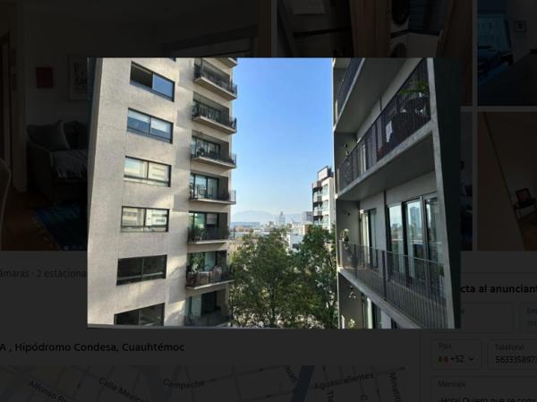 Departamento en renta en Hipódromo Condesa, Cuauhtémoc, Ciudad de México