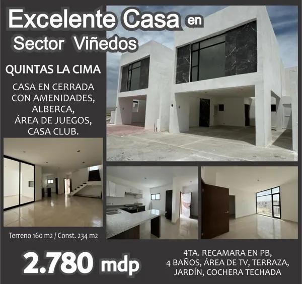 Casa en venta en Quintas la Cima, Torreón, Coahuila de Zaragoza