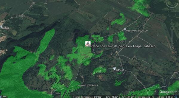 Terreno en venta en Teapa Centro, Teapa, Tabasco