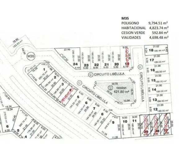 Terreno en venta en Residencial Palma Real, Torreón, Coahuila de Zaragoza