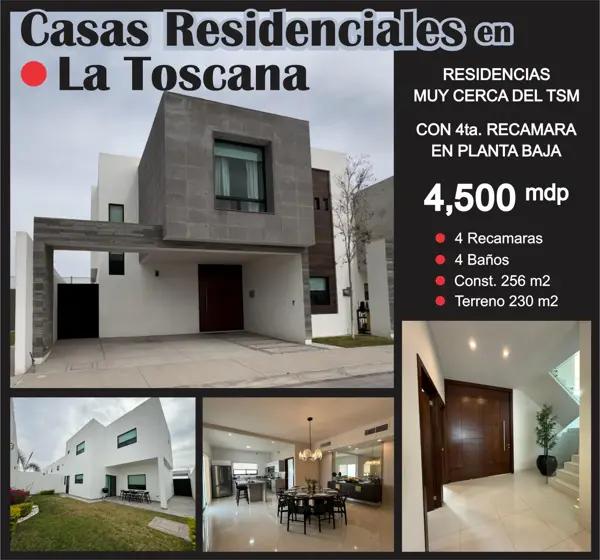 Casa en venta en La Toscana Residencial, Torreón, Coahuila de Zaragoza