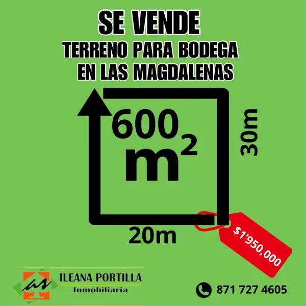 Terreno en venta en Magdalenas, Torreón, Coahuila de Zaragoza