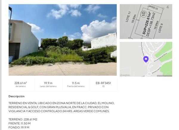 Terreno en Venta en El Molino Residencial y Golf, León, Guanajuato