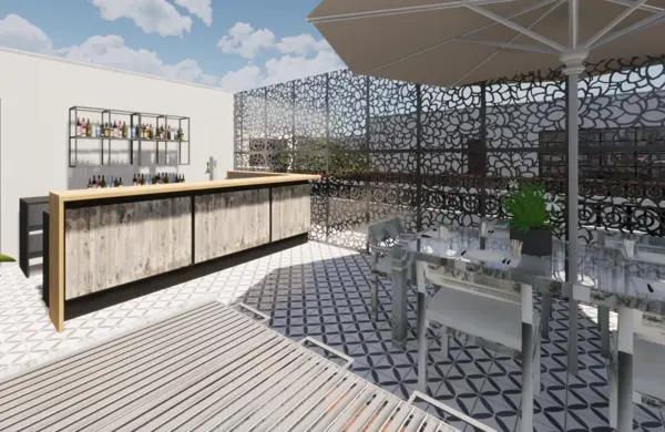 Departamento con roof garden común, en venta, San Rafael, CDMX
