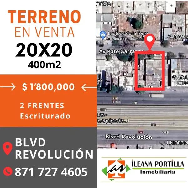 Terreno en Venta en Felipe Angeles, Torreón, Coahuila de Zaragoza Terreno en Venta en Felipe Angeles, Torreón, Coahuila de Zaragoza