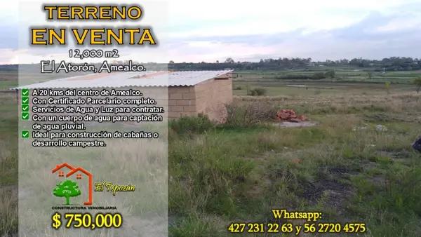 Terreno Residencial en Venta en El Atorón, Amealco de Bonfil, Querétaro Terreno Residencial en Venta en El Atorón, Amealco de Bonfil, Querétaro