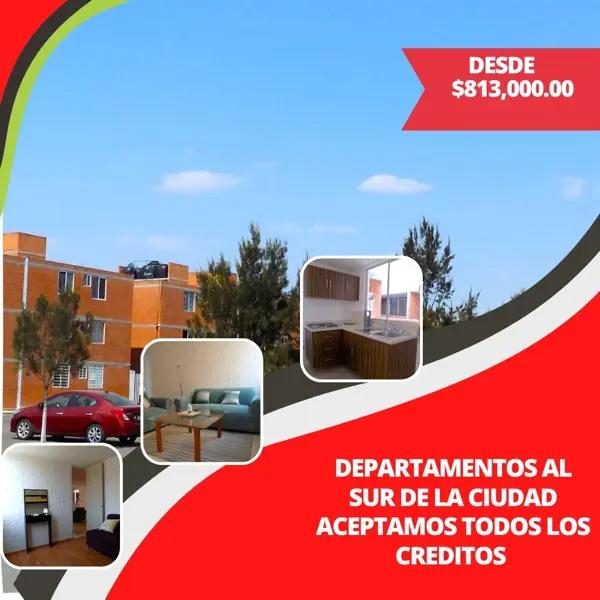 DEPARTAMENTOS NUEVOS EN VENTA AL SUR DE LA CIUDAD DE PUEBLA
ACEPTAMOS TODOS LOS CREDITOS