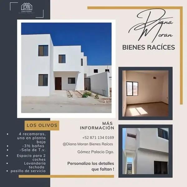 Casa en Venta en Los Olivos, Gómez Palacio, Durango