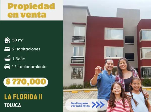 Departamento en Venta en Jicaltepec Autopan, Toluca, México