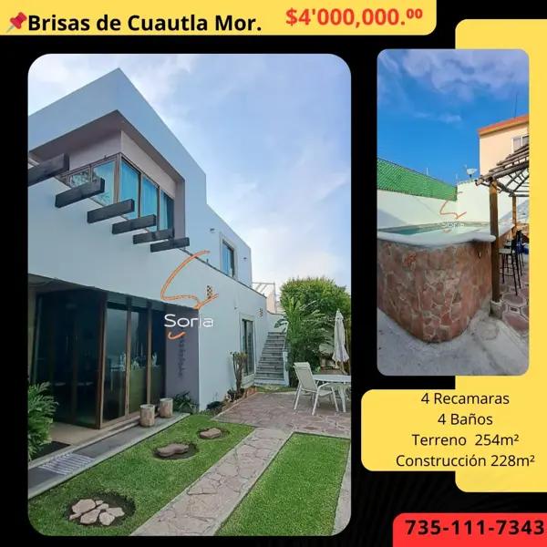Casa en Venta en Brisas de Cuautla, Cuautla, Morelos